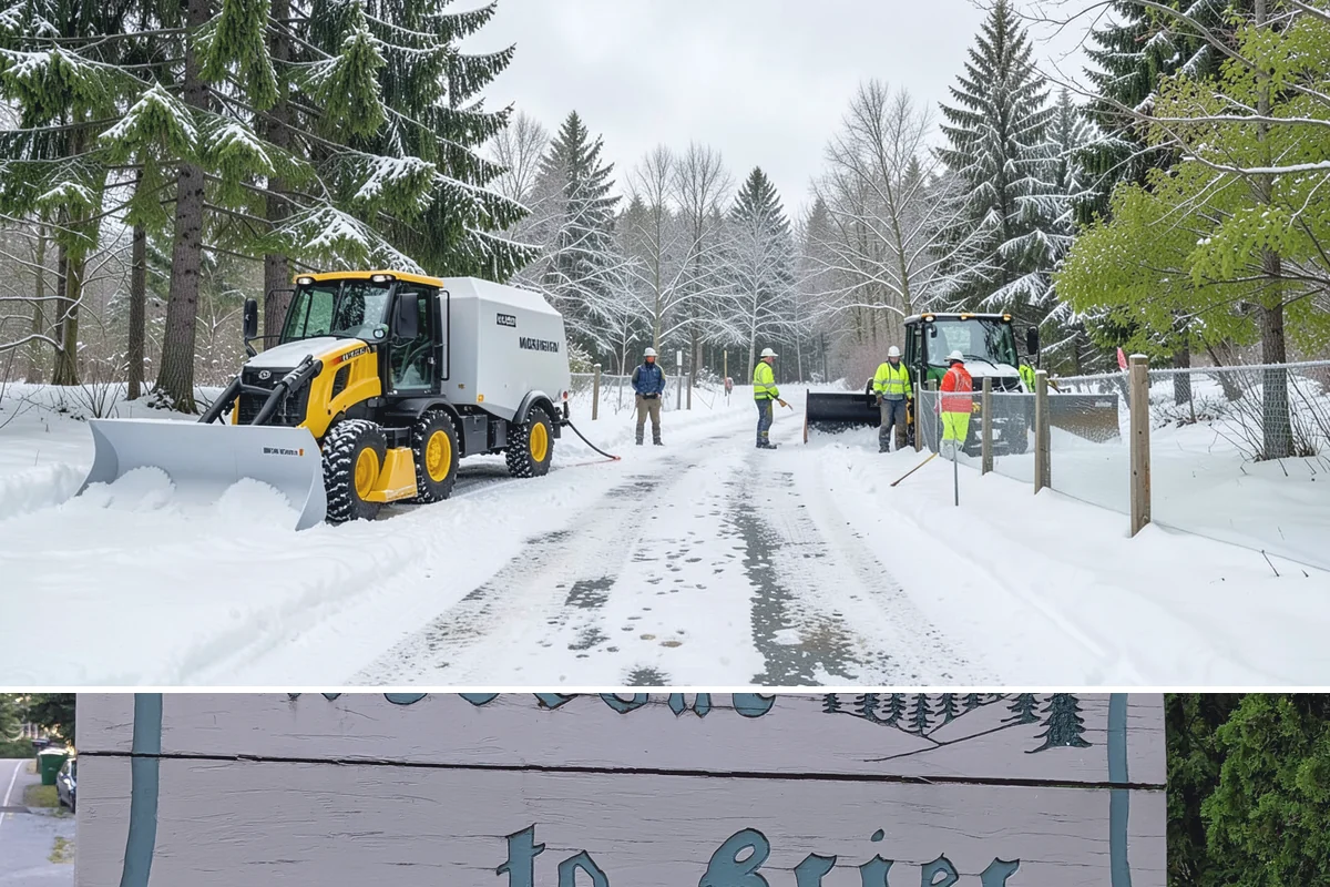 Shared Driveway Snow Removal in Brier, Snohomish County, WA - Shared drives need prompt, coordinated clearing with each snowfall and treatment through the freeze-thaw days that follow.