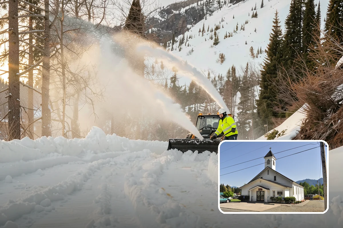 Shared Driveway Snow Removal in Concrete, Skagit County, WA - Clears the entire shared run as a single job