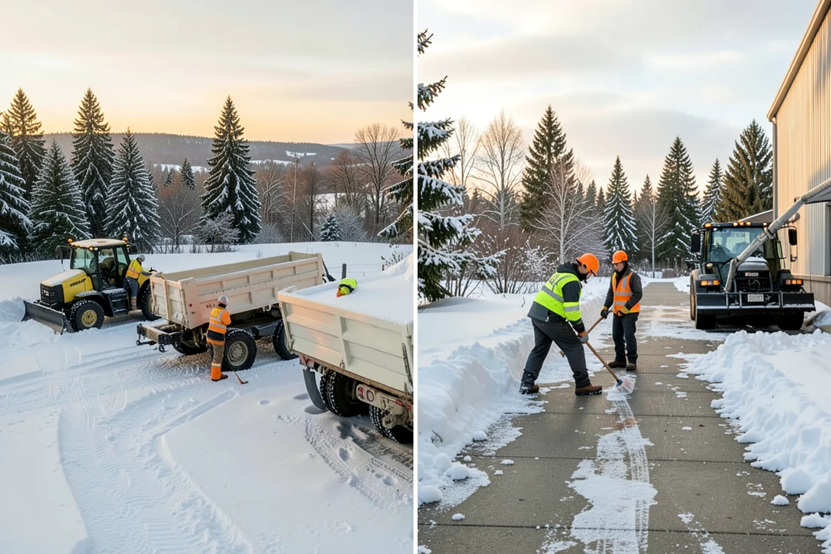 Shared Driveway Snow Removal in Concrete, Skagit County, WA - We confirm the shared boundaries and each household's access