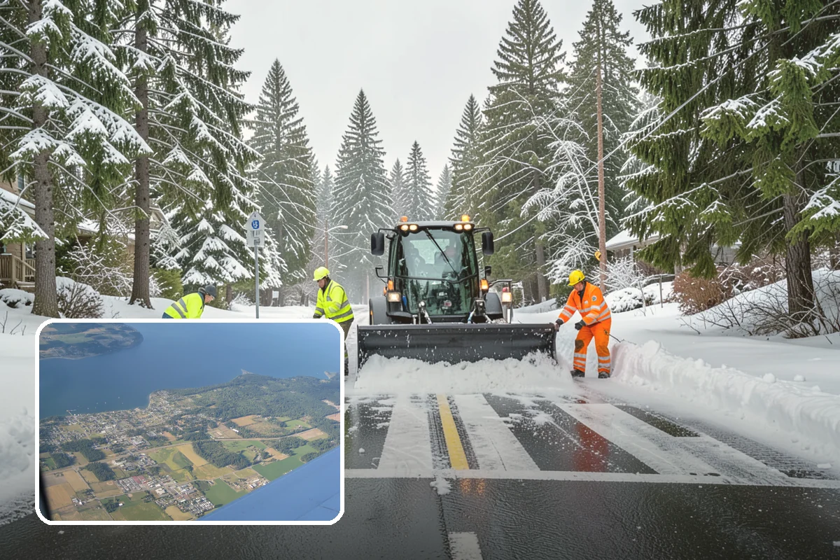 Shared Driveway Snow Removal in Coupeville, Island County, WA - Clears the entire shared run as a single job