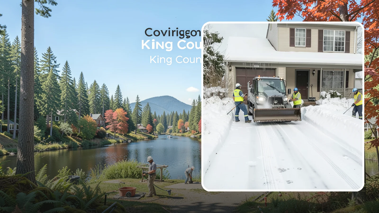 Shared Driveway Snow Removal in Covington, King County, WA - We clear shared driveways fairly and completely so every household along them keeps reliable winter access.
