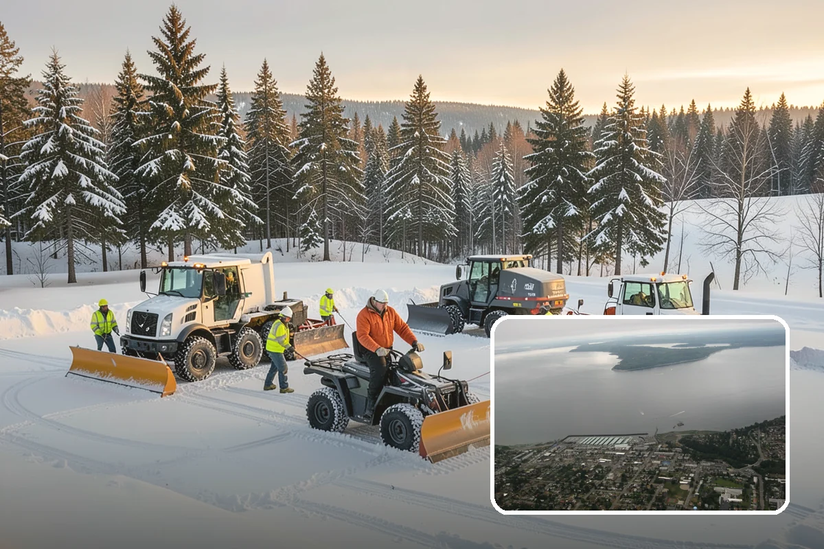 Shared Driveway Snow Removal in Des Moines, King County, WA - Clears the entire shared run as a single job