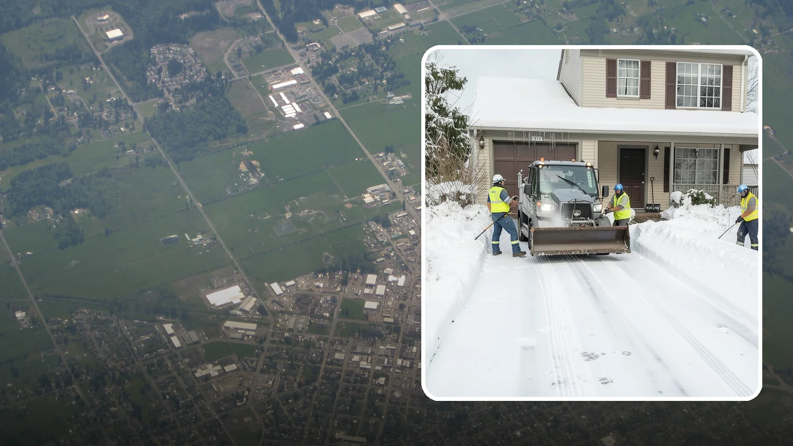 Shared Driveway Snow Removal in Enumclaw, King County, WA - We clear shared driveways fairly and completely so every household along them keeps reliable winter access.