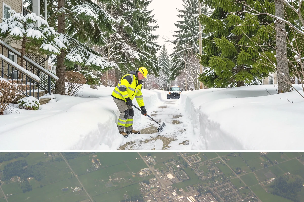Shared Driveway Snow Removal in Enumclaw, King County, WA - Shared drives need prompt, coordinated clearing with each snowfall and treatment through the freeze-thaw days that follow.
