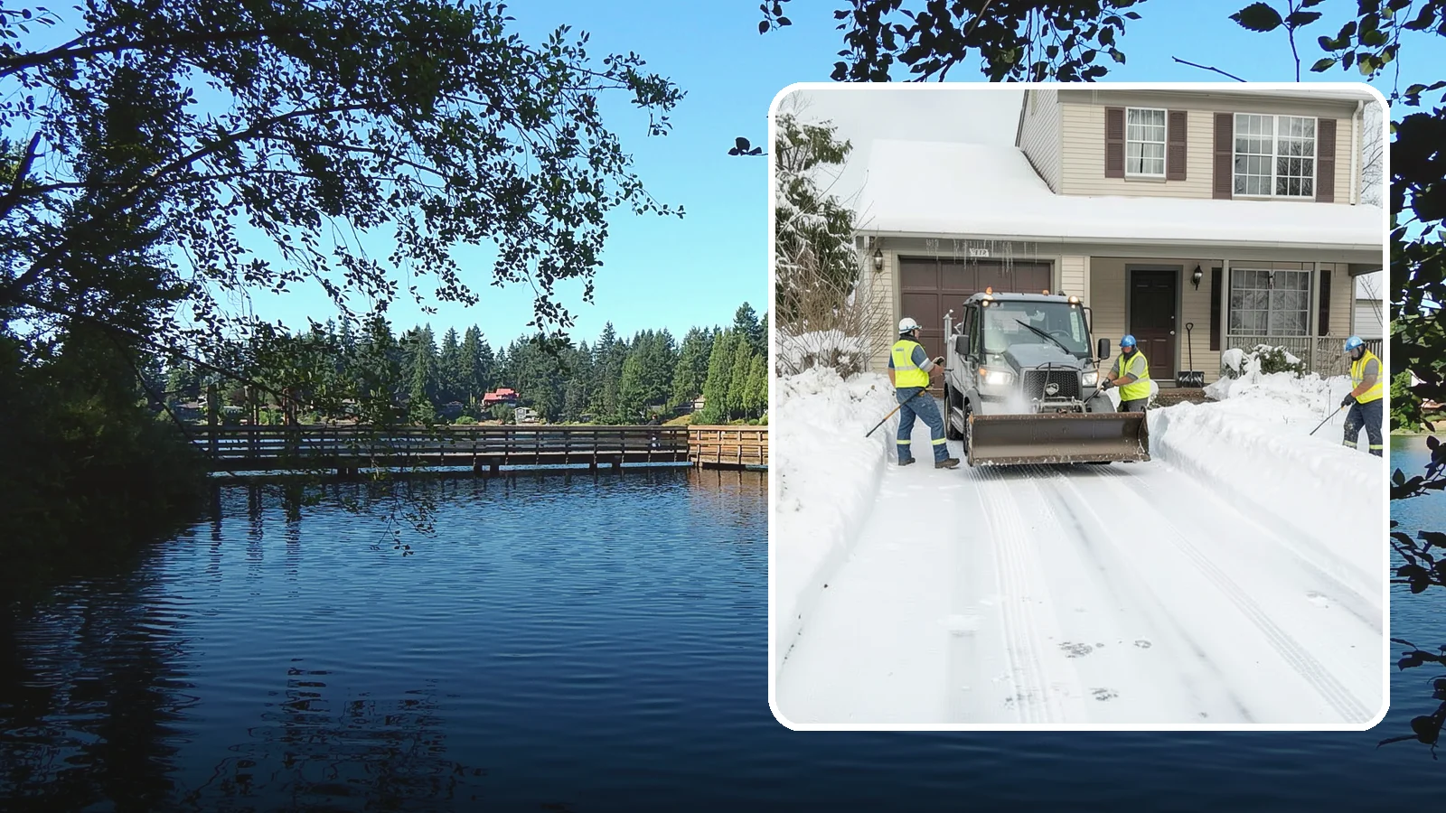 Shared Driveway Snow Removal in Federal Way, King County, WA - We clear shared driveways fairly and completely so every household along them keeps reliable winter access.