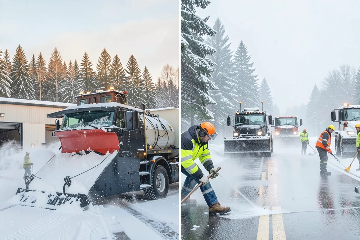 Shared Driveway Snow Removal in Granite Falls, Snohomish County, WA - We confirm the shared boundaries and each household's access