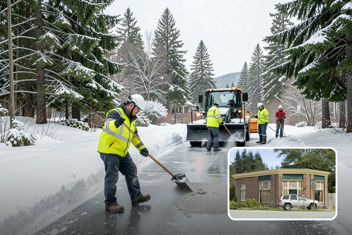 Shared Driveway Snow Removal in Hamilton, Skagit County, WA - Clears the entire shared run as a single job