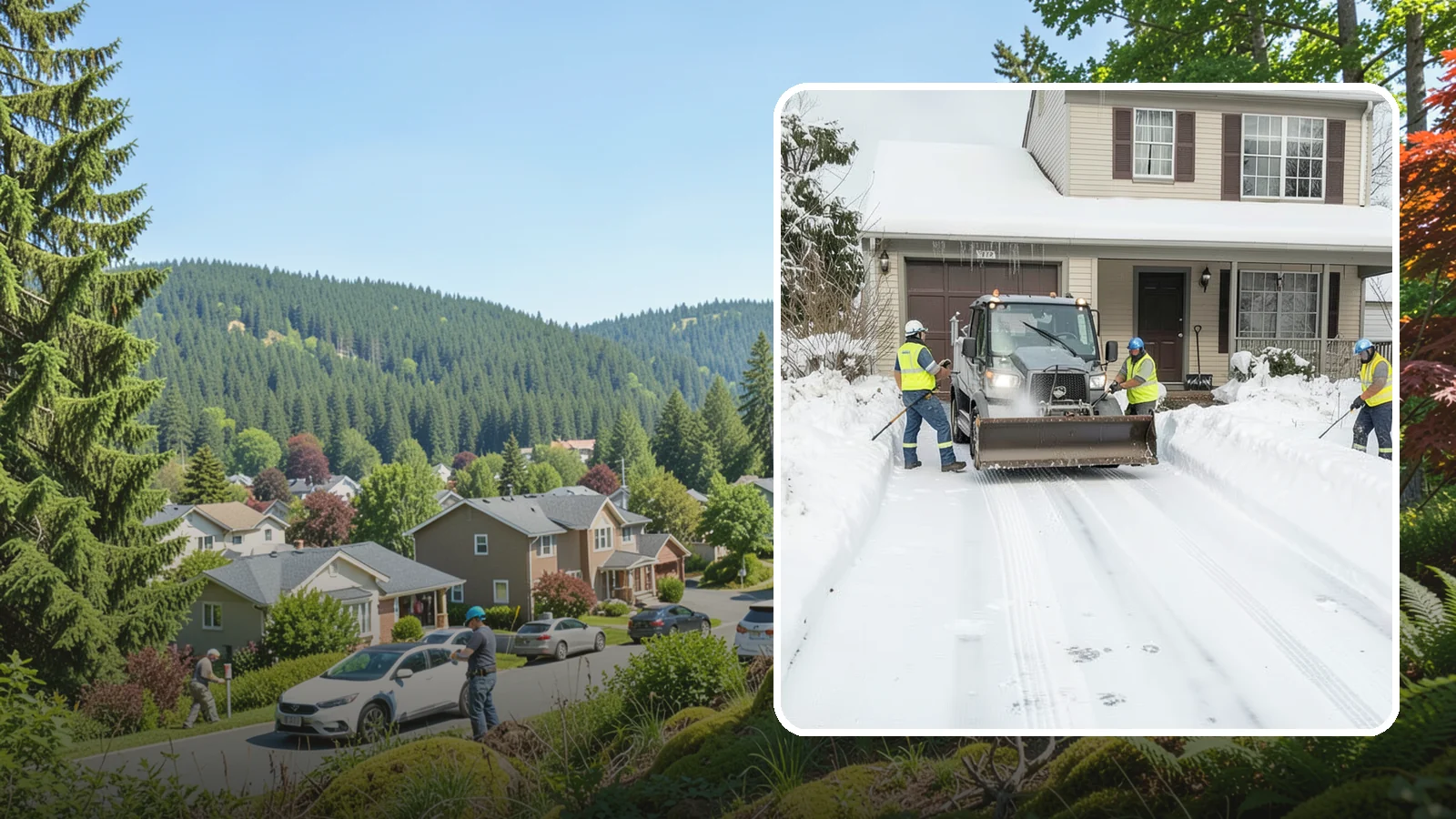 Shared Driveway Snow Removal in Index, Snohomish County, WA - We clear shared driveways fairly and completely so every household along them keeps reliable winter access.