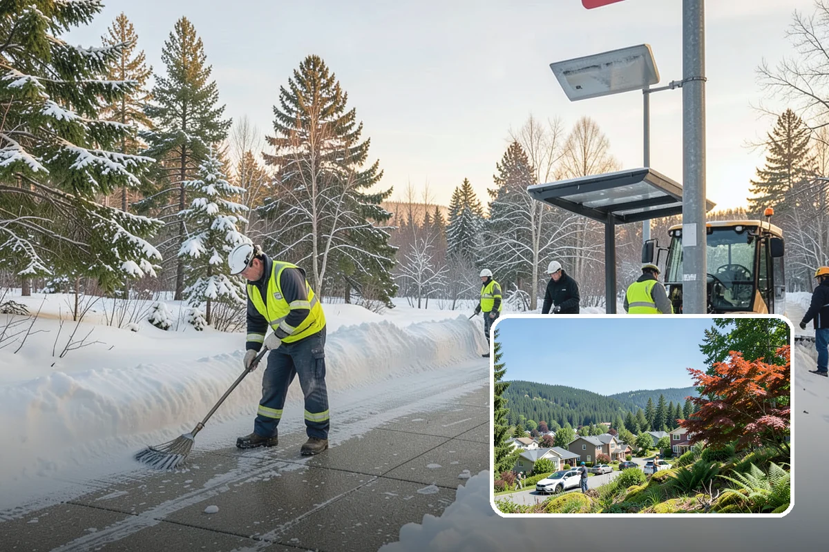 Shared Driveway Snow Removal in Index, Snohomish County, WA - Clears the entire shared run as a single job
