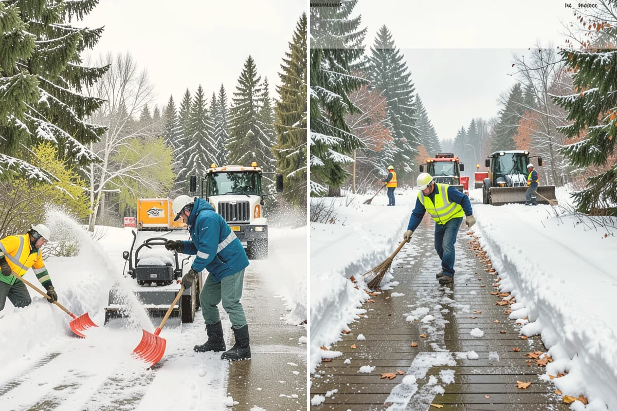 Shared Driveway Snow Removal in Index, Snohomish County, WA - We confirm the shared boundaries and each household's access