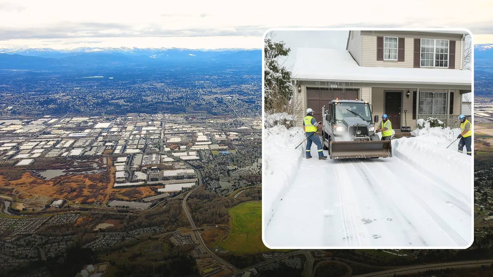 Shared Driveway Snow Removal in Kent, King County, WA - We clear shared driveways fairly and completely so every household along them keeps reliable winter access.