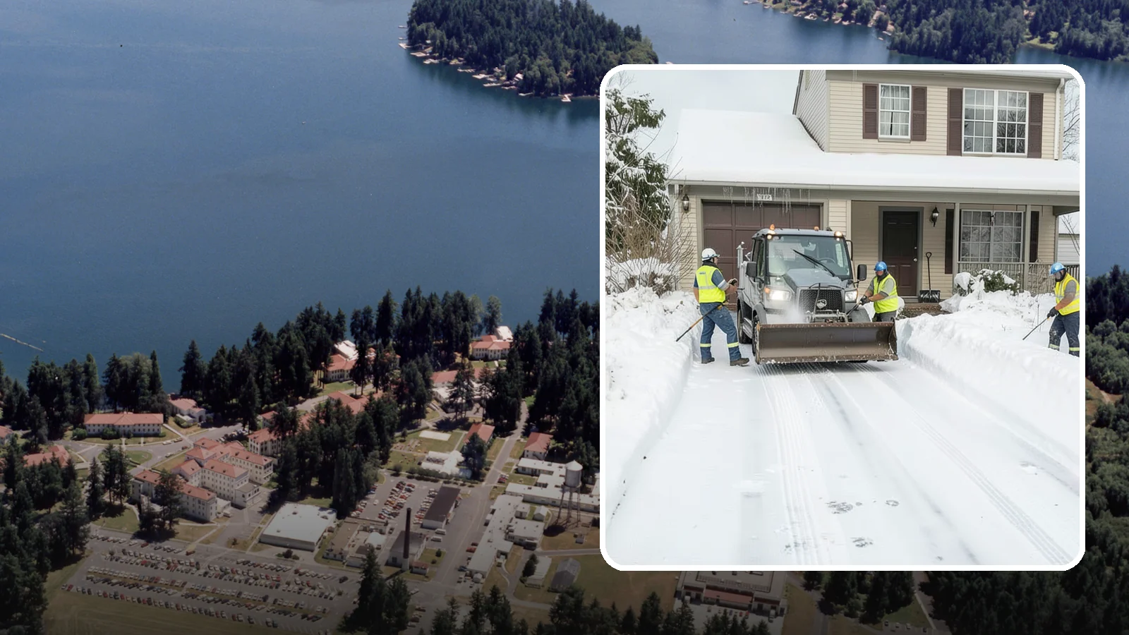 Shared Driveway Snow Removal in Lakewood, Pierce County, WA - We clear shared driveways fairly and completely so every household along them keeps reliable winter access.