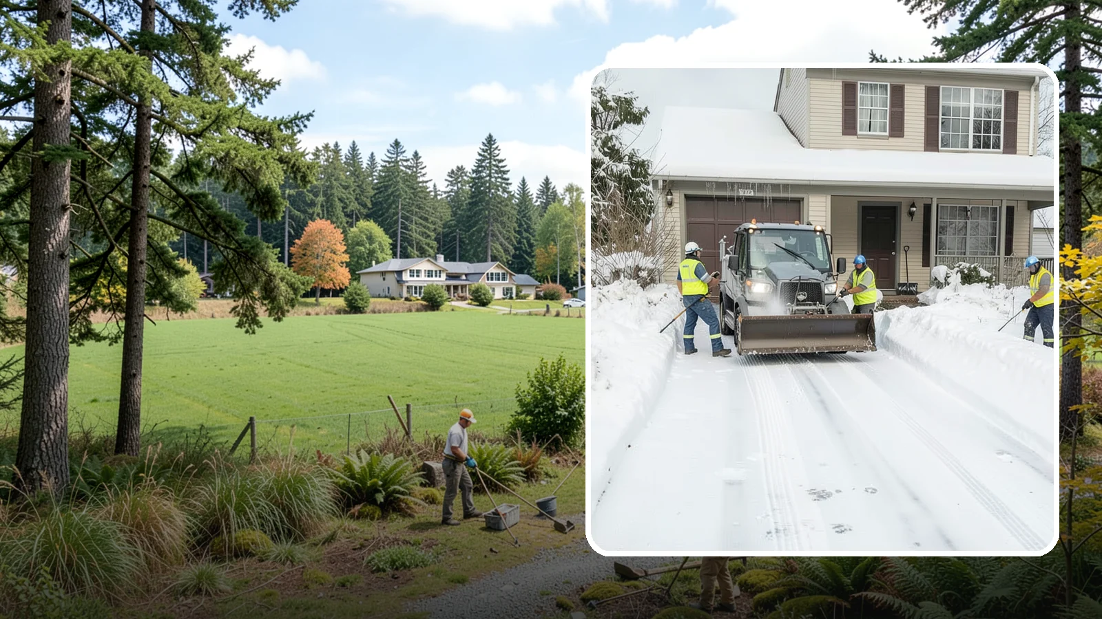 Shared Driveway Snow Removal in Lyman, Skagit County, WA - We clear shared driveways fairly and completely so every household along them keeps reliable winter access.