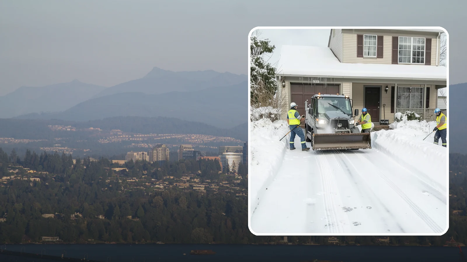 Shared Driveway Snow Removal in Medina, King County, WA - We clear shared driveways fairly and completely so every household along them keeps reliable winter access.