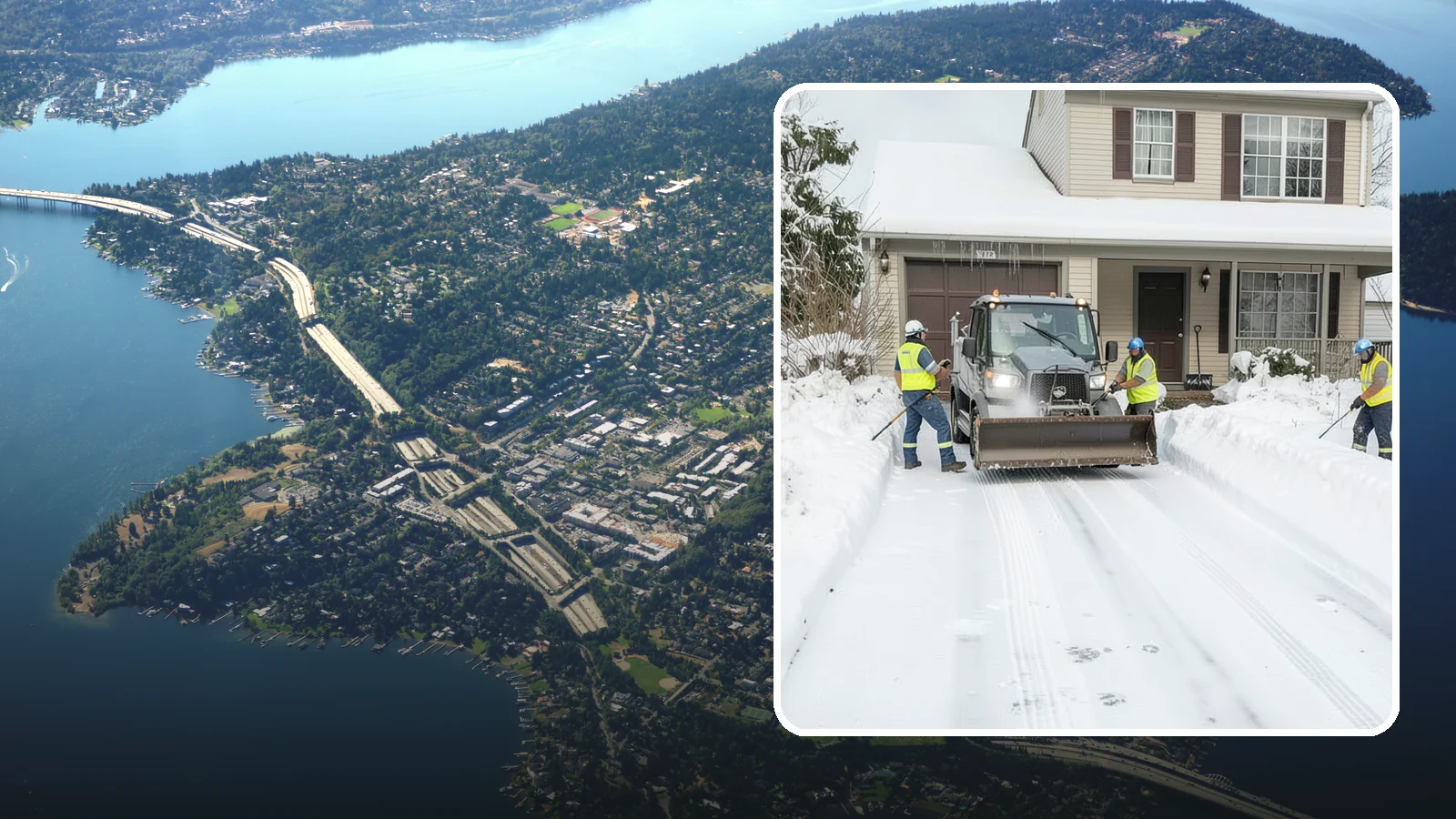 Shared Driveway Snow Removal in Mercer Island, King County, WA - We clear shared driveways fairly and completely so every household along them keeps reliable winter access.