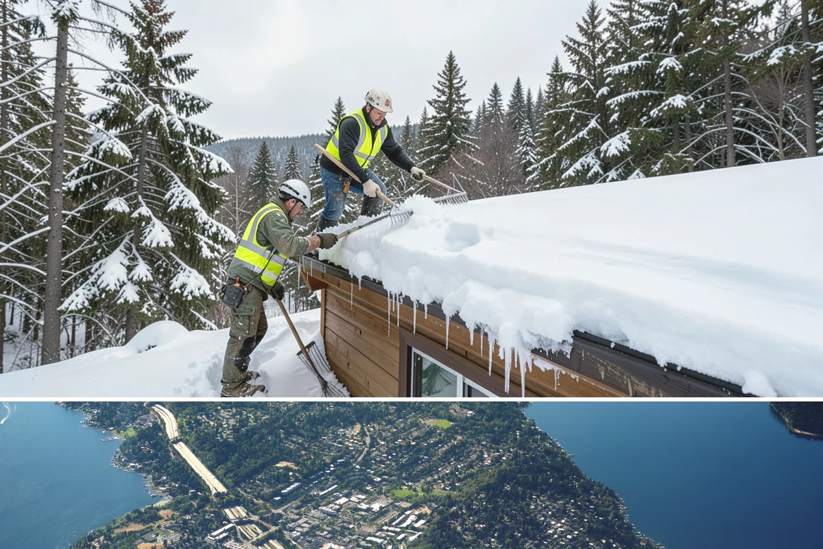 Shared Driveway Snow Removal in Mercer Island, King County, WA - Shared drives need prompt, coordinated clearing with each snowfall and treatment through the freeze-thaw days that follow.