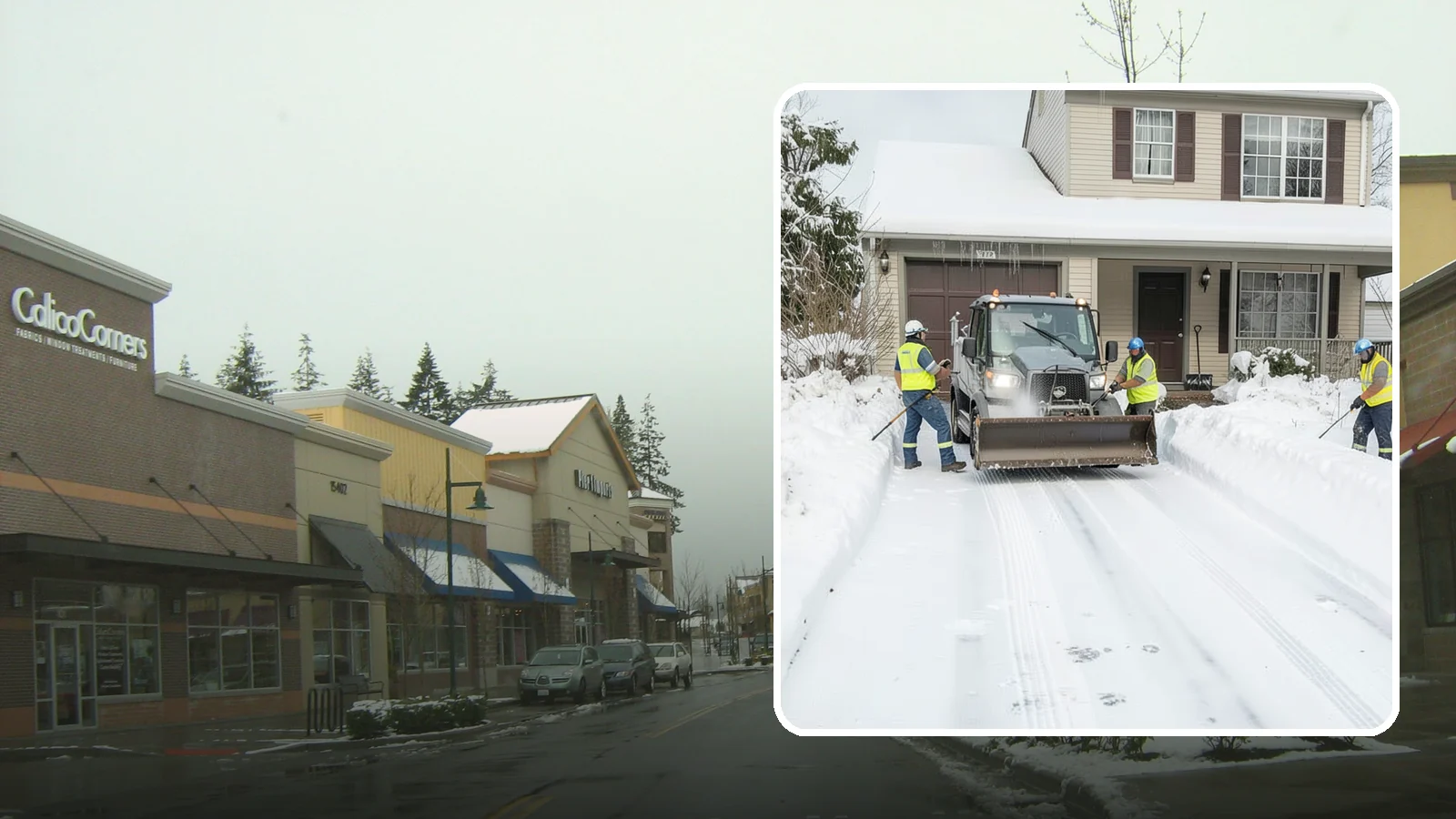 Shared Driveway Snow Removal in Mill Creek, Snohomish County, WA - We clear shared driveways fairly and completely so every household along them keeps reliable winter access.