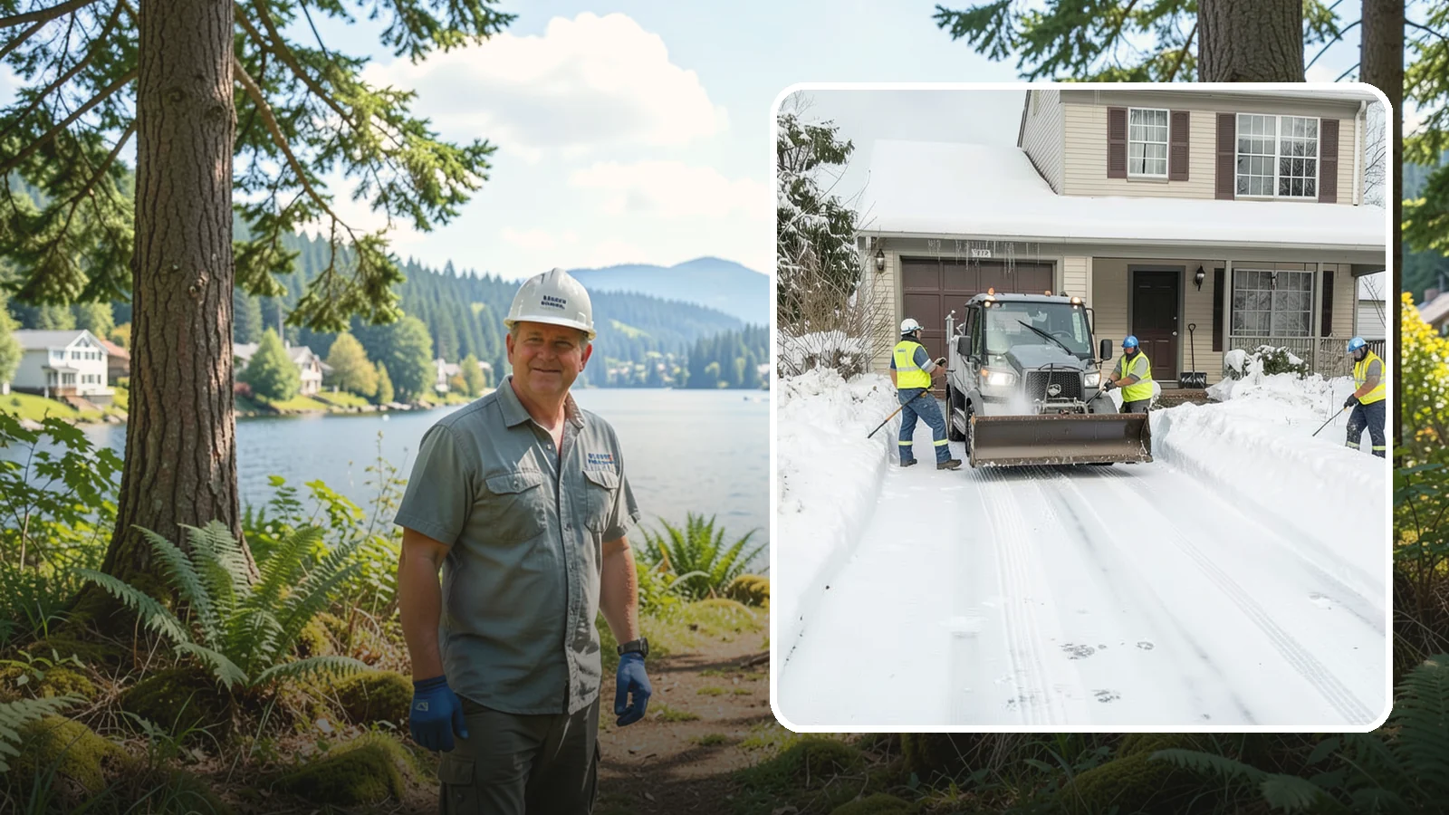 Shared Driveway Snow Removal in Milton, King County, WA - We clear shared driveways fairly and completely so every household along them keeps reliable winter access.