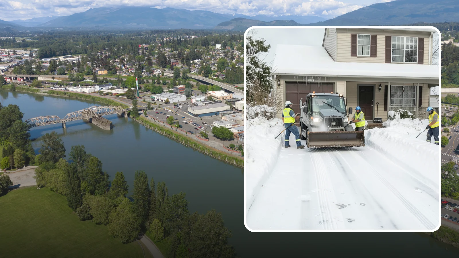 Shared Driveway Snow Removal in Mount Vernon, Skagit County, WA - We clear shared driveways fairly and completely so every household along them keeps reliable winter access.