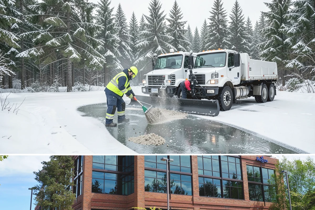 Shared Driveway Snow Removal in Mountlake Terrace, Snohomish County, WA - Shared drives need prompt, coordinated clearing with each snowfall and treatment through the freeze-thaw days that follow.