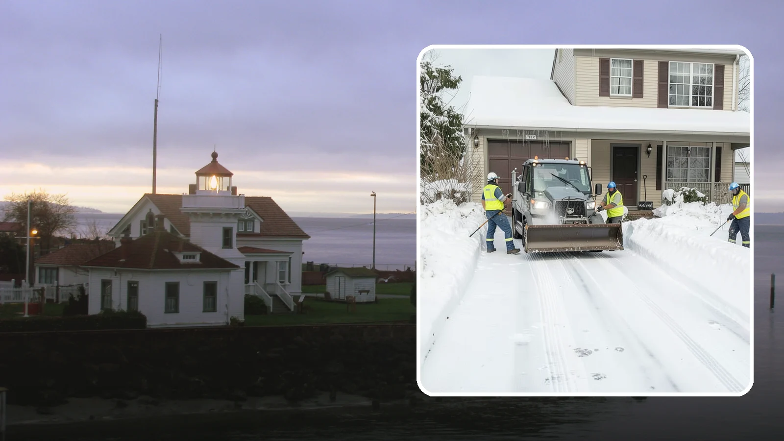 Shared Driveway Snow Removal in Mukilteo, Snohomish County, WA - We clear shared driveways fairly and completely so every household along them keeps reliable winter access.