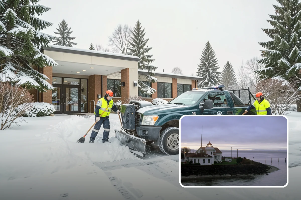 Shared Driveway Snow Removal in Mukilteo, Snohomish County, WA - Clears the entire shared run as a single job