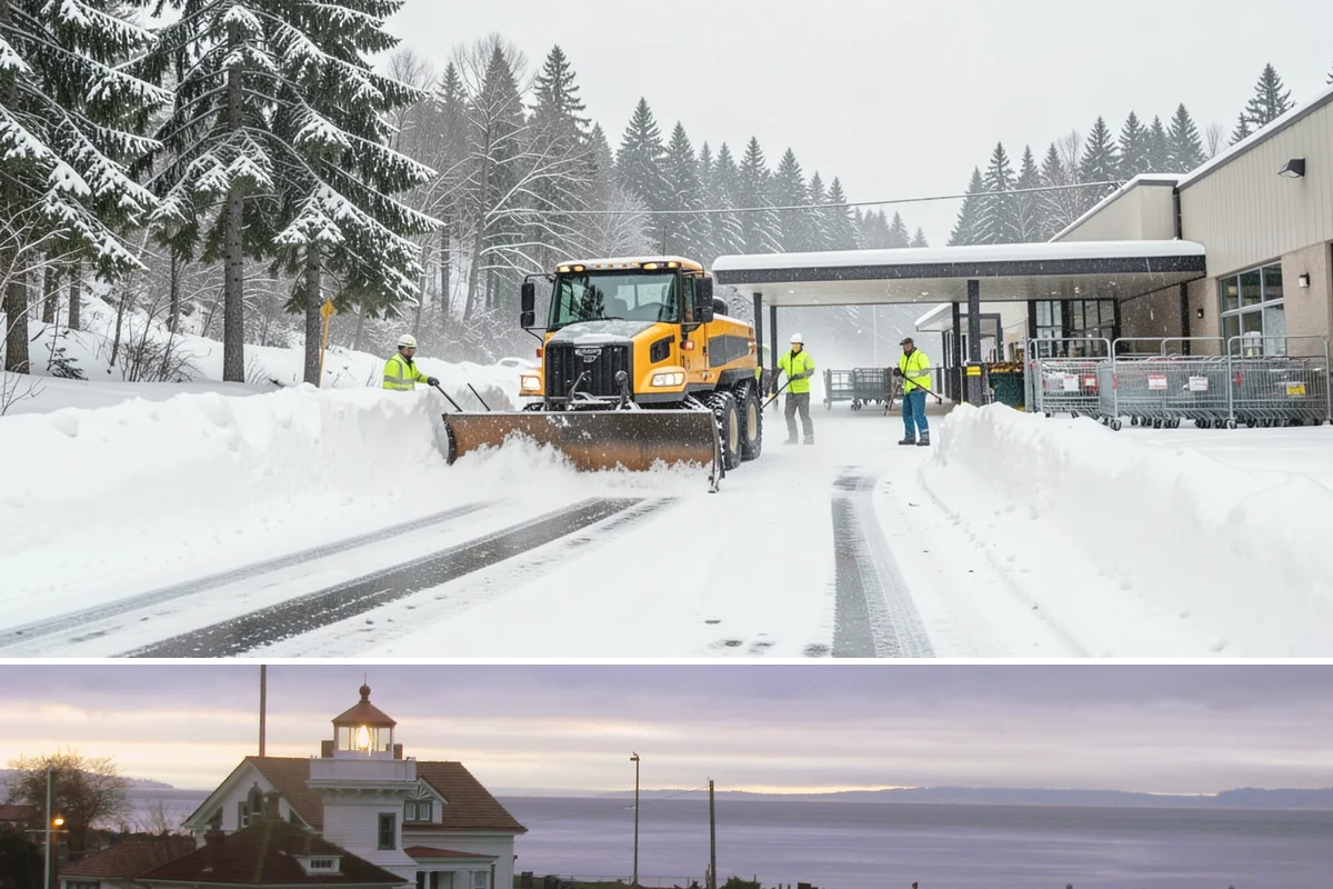 Shared Driveway Snow Removal in Mukilteo, Snohomish County, WA - Shared drives need prompt, coordinated clearing with each snowfall and treatment through the freeze-thaw days that follow.