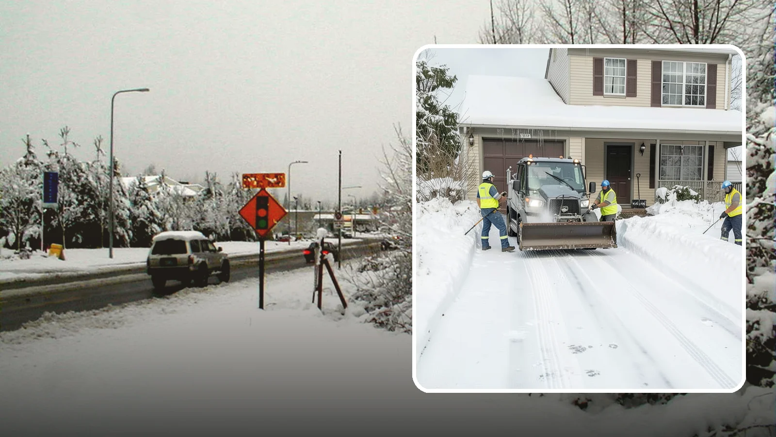 Shared Driveway Snow Removal in Newcastle, King County, WA - We clear shared driveways fairly and completely so every household along them keeps reliable winter access.