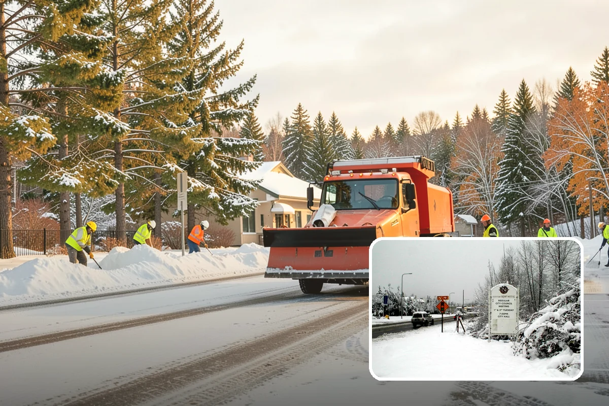 Shared Driveway Snow Removal in Newcastle, King County, WA - Clears the entire shared run as a single job