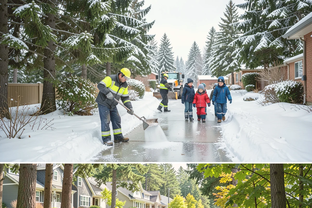 Shared Driveway Snow Removal in Normandy Park, King County, WA - Shared drives need prompt, coordinated clearing with each snowfall and treatment through the freeze-thaw days that follow.