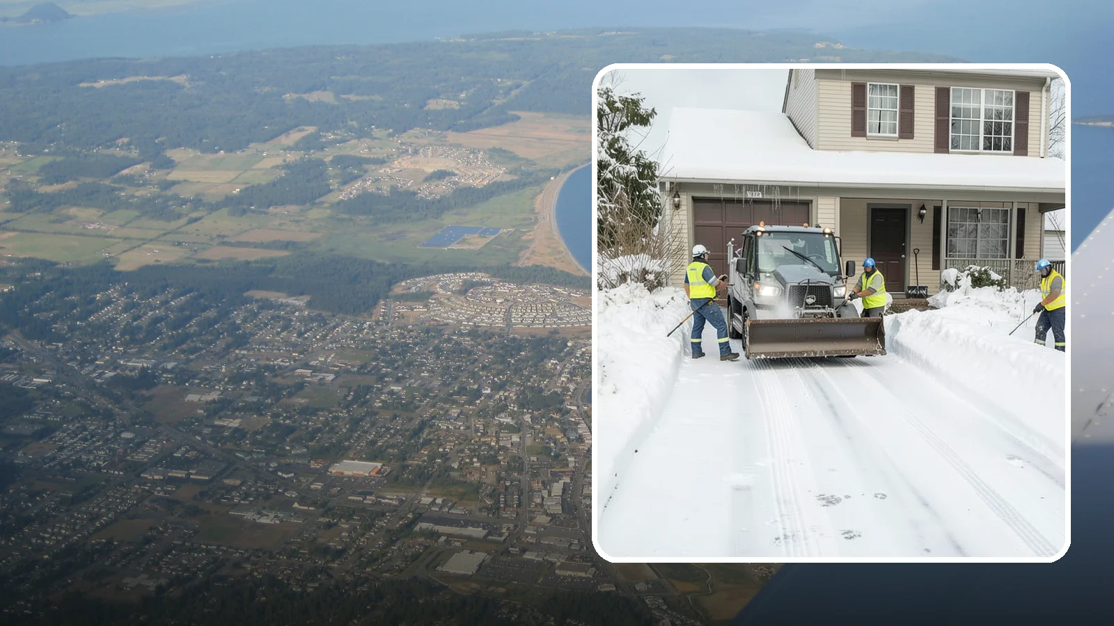 Shared Driveway Snow Removal in Oak Harbor, Island County, WA - We clear shared driveways fairly and completely so every household along them keeps reliable winter access.