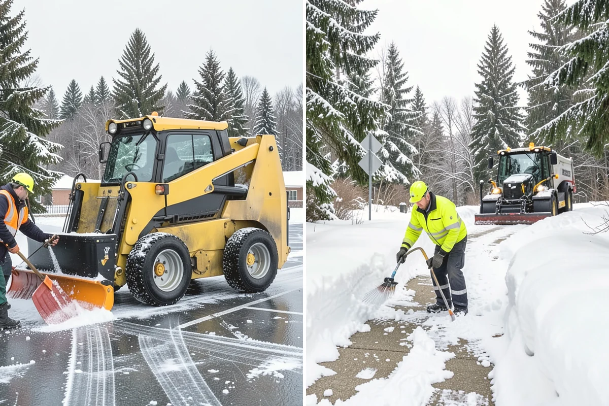 Shared Driveway Snow Removal in Oak Harbor, Island County, WA - We confirm the shared boundaries and each household's access