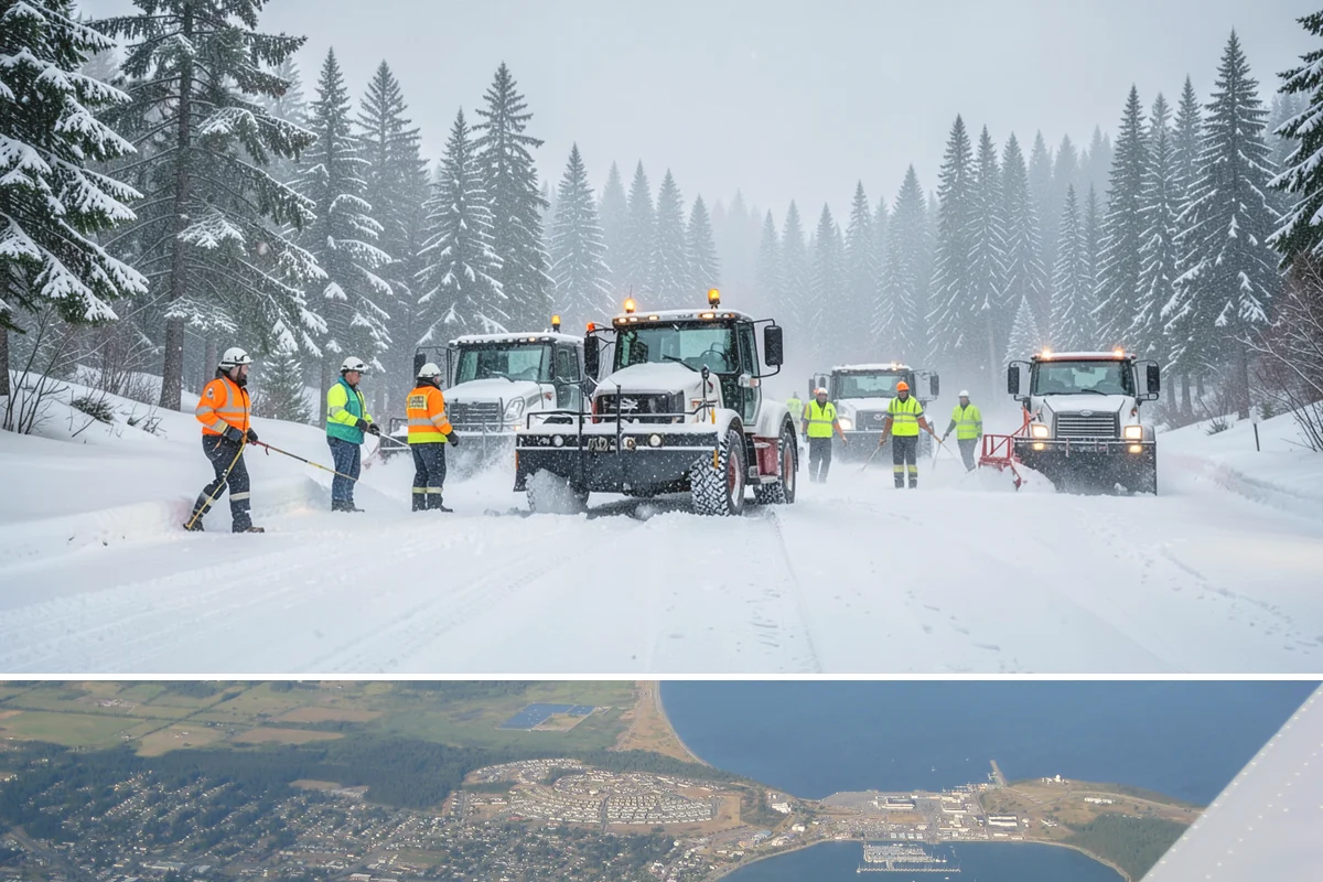 Shared Driveway Snow Removal in Oak Harbor, Island County, WA - Shared drives need prompt, coordinated clearing with each snowfall and treatment through the freeze-thaw days that follow.