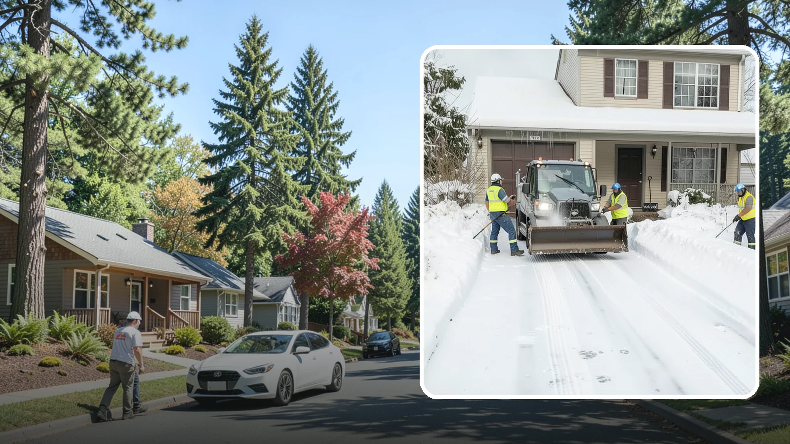 Shared Driveway Snow Removal in Orting, Pierce County, WA - We clear shared driveways fairly and completely so every household along them keeps reliable winter access.