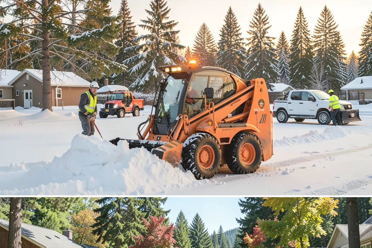 Shared Driveway Snow Removal in Orting, Pierce County, WA - Shared drives need prompt, coordinated clearing with each snowfall and treatment through the freeze-thaw days that follow.