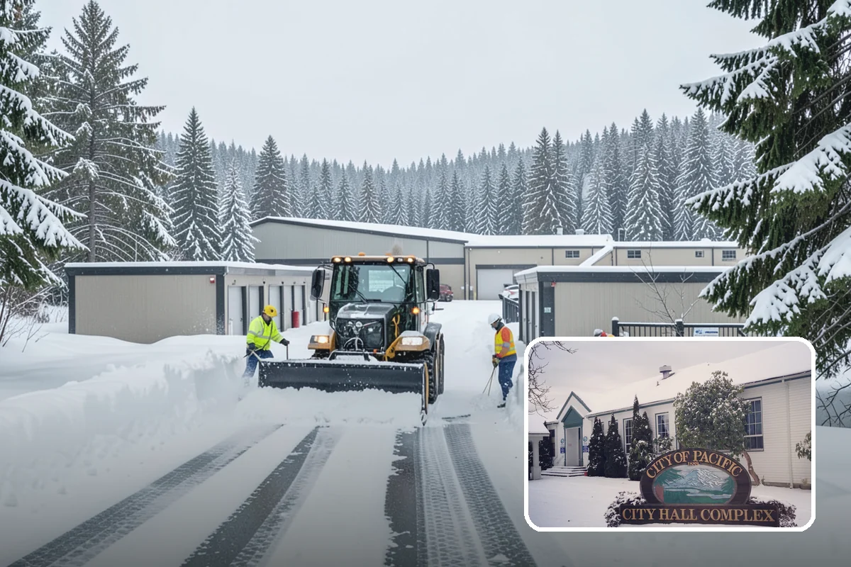 Shared Driveway Snow Removal in Pacific, King County, WA - Clears the entire shared run as a single job