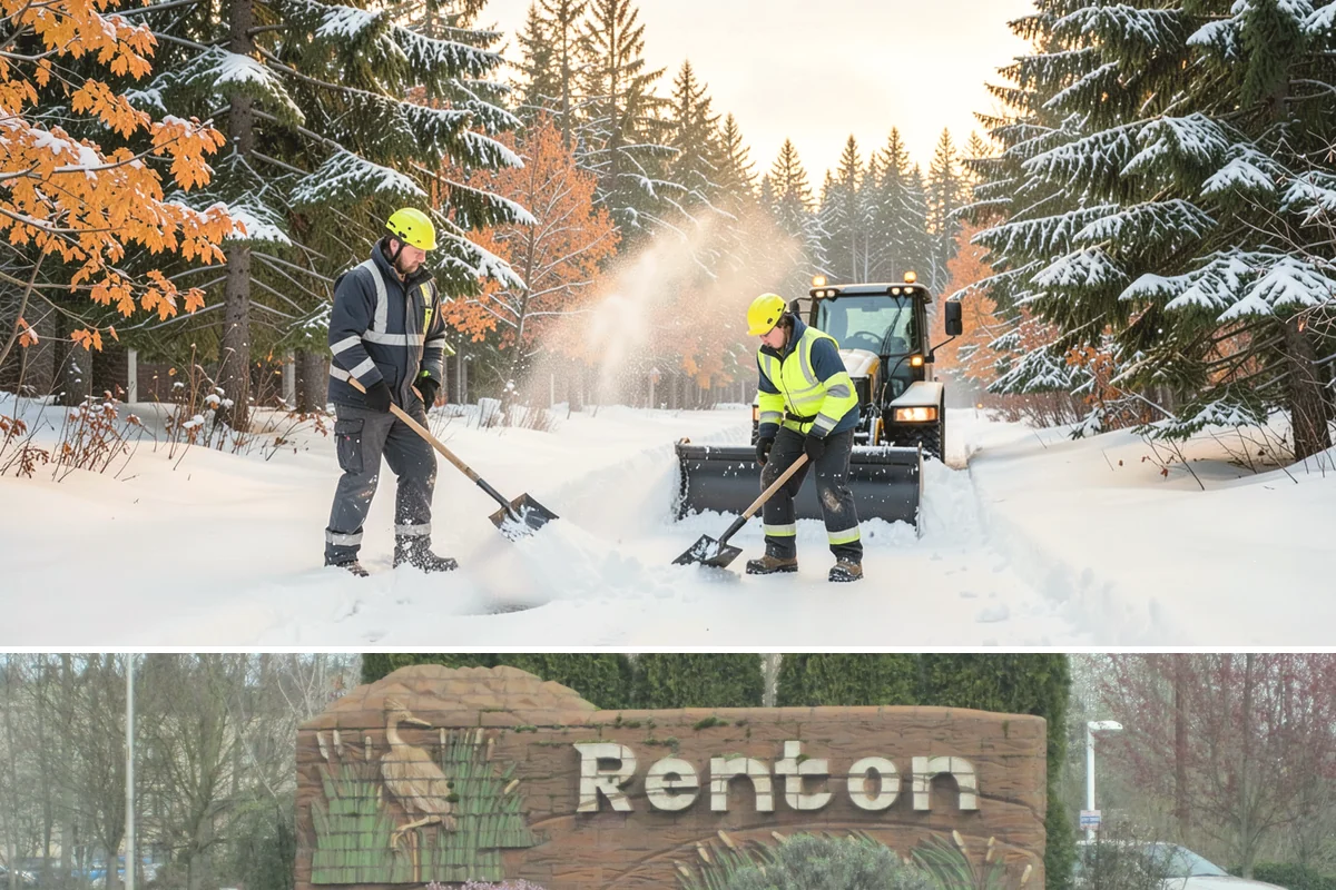 Shared Driveway Snow Removal in Renton, King County, WA - Shared drives need prompt, coordinated clearing with each snowfall and treatment through the freeze-thaw days that follow.