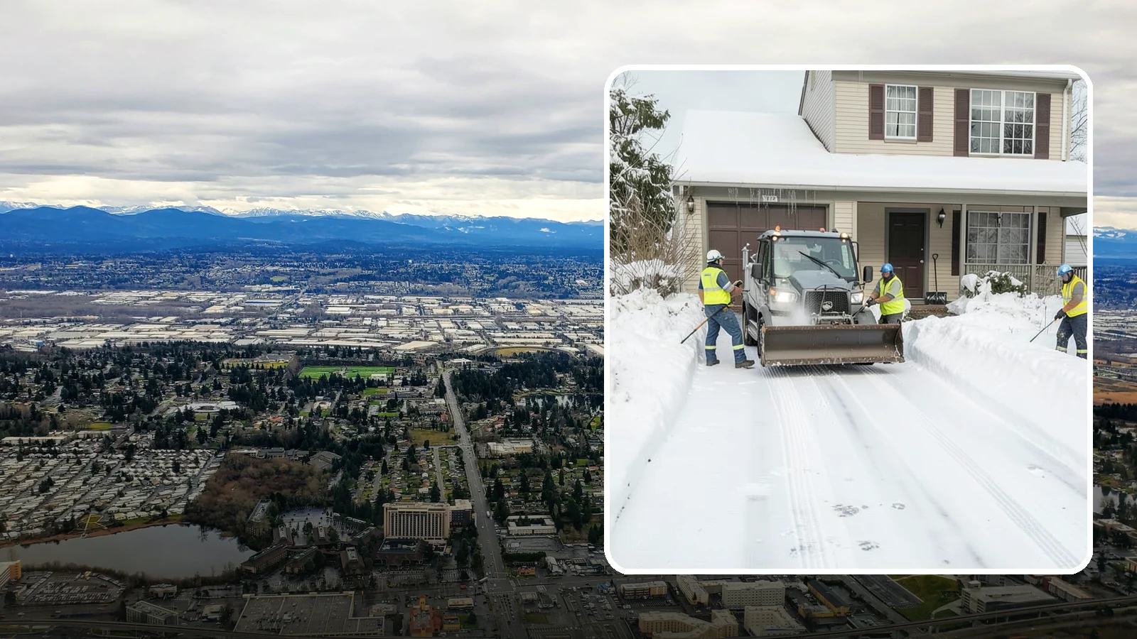 Shared Driveway Snow Removal in SeaTac, King County, WA - We clear shared driveways fairly and completely so every household along them keeps reliable winter access.