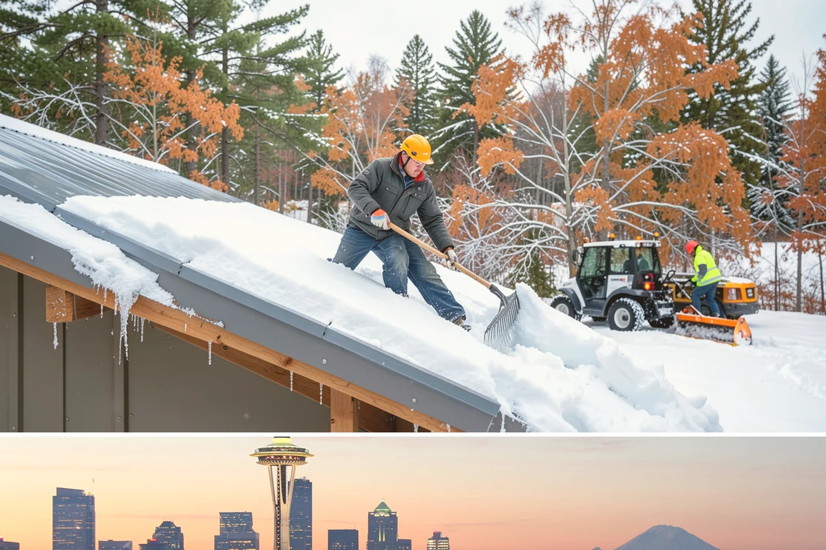 Shared Driveway Snow Removal in Seattle, King County, WA - Shared drives need prompt, coordinated clearing with each snowfall and treatment through the freeze-thaw days that follow.