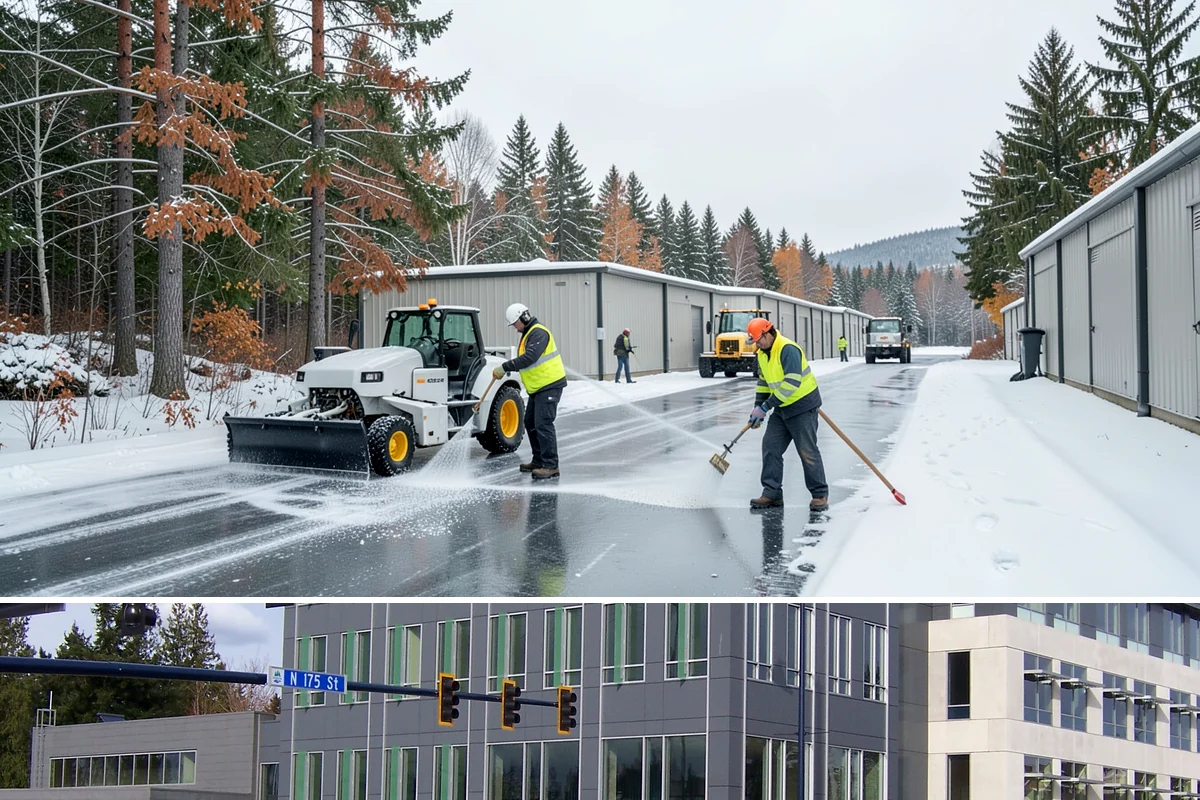 Shared Driveway Snow Removal in Shoreline, King County, WA - Shared drives need prompt, coordinated clearing with each snowfall and treatment through the freeze-thaw days that follow.