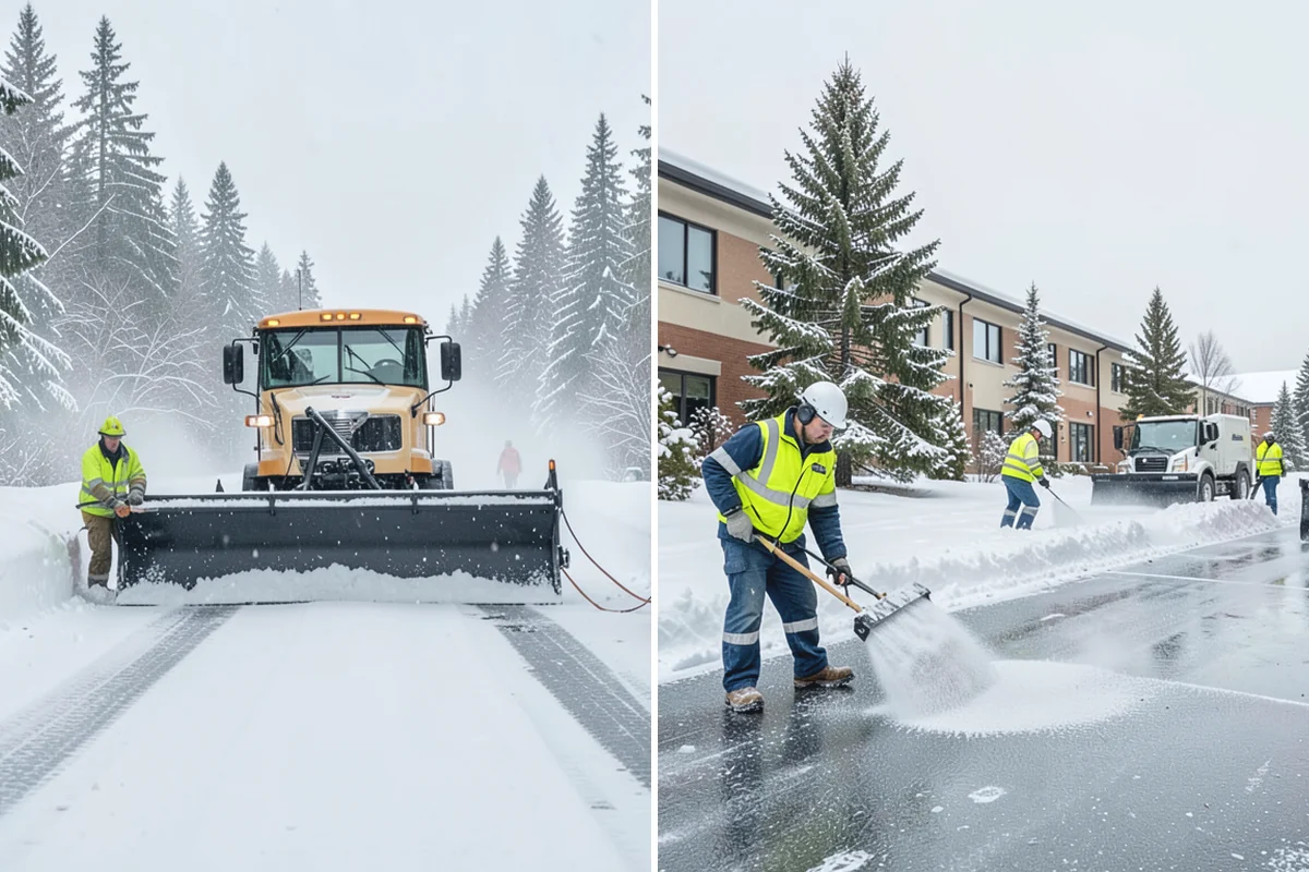 Shared Driveway Snow Removal in Skykomish, King County, WA - We confirm the shared boundaries and each household's access