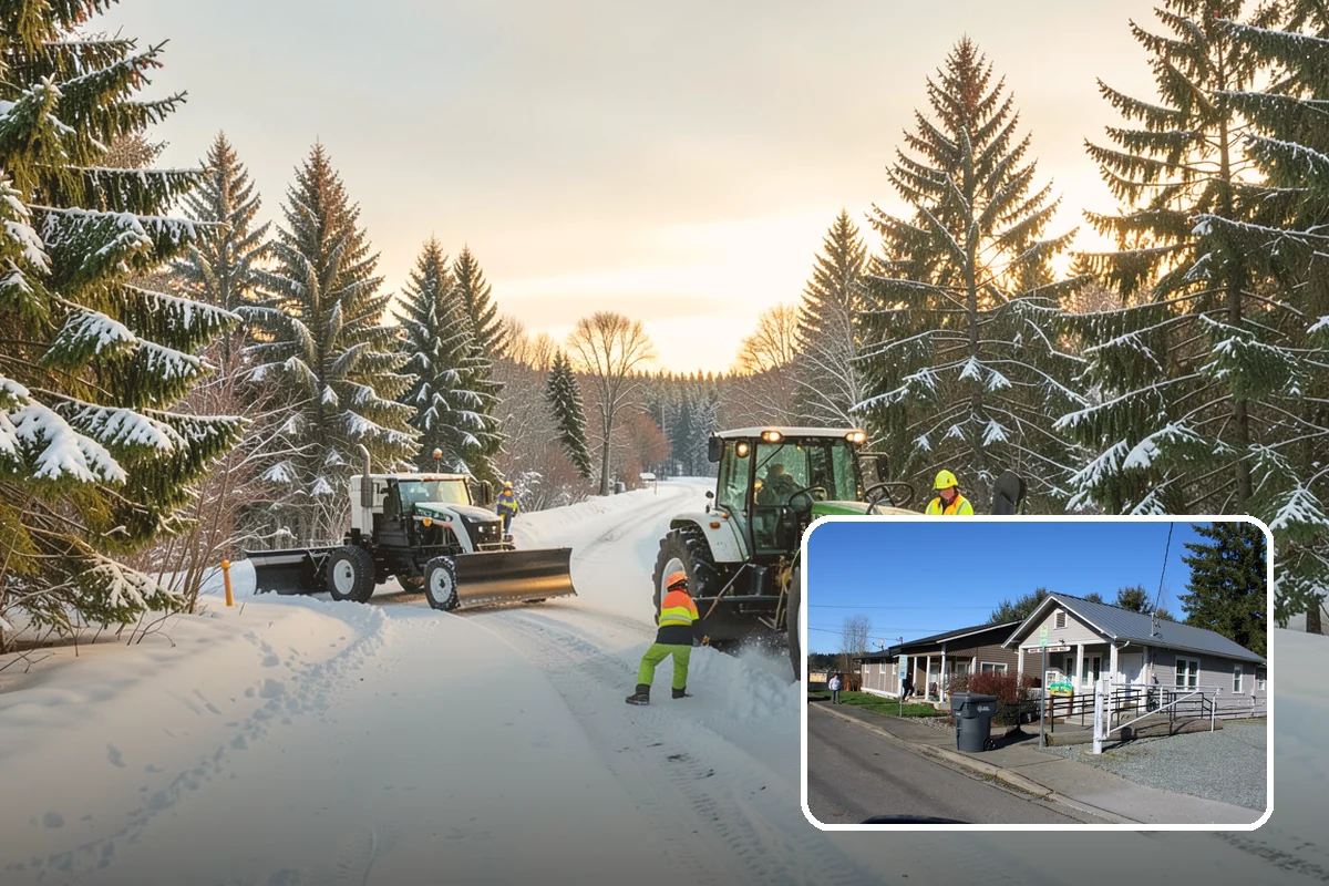 Shared Driveway Snow Removal in South Prairie, Pierce County, WA - Clears the entire shared run as a single job