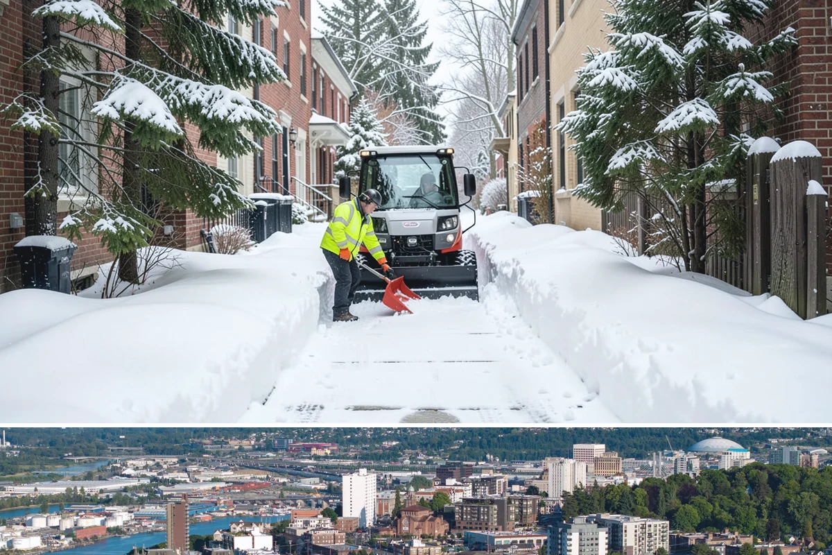 Shared Driveway Snow Removal in Tacoma, Pierce County, WA - Shared drives need prompt, coordinated clearing with each snowfall and treatment through the freeze-thaw days that follow.