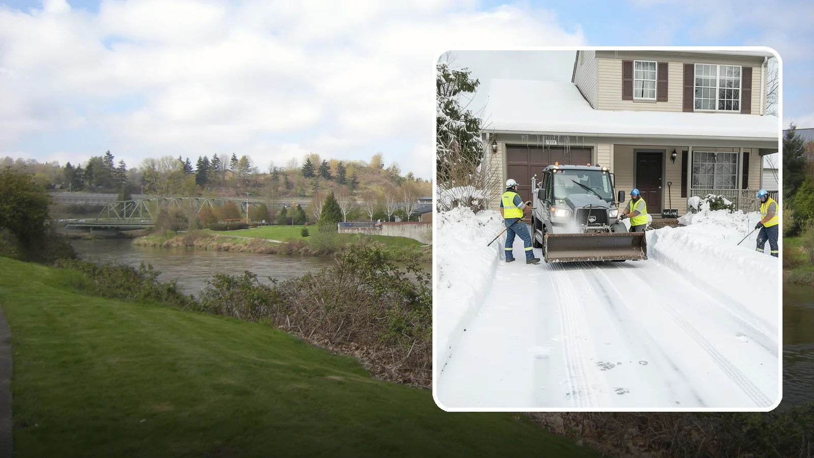 Shared Driveway Snow Removal in Tukwila, King County, WA - We clear shared driveways fairly and completely so every household along them keeps reliable winter access.