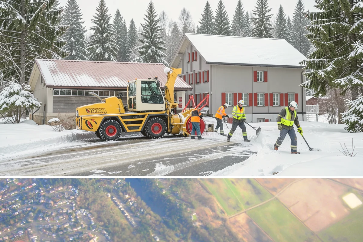 Shopping Center Deicing in Algona, King County, WA - Service runs through the winter retail season, intensifying on freezing-rain days that overlap with weekend and holiday shopping...