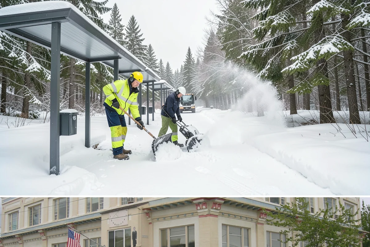 Shopping Center Deicing in Anacortes, Skagit County, WA - Service runs through the winter retail season, intensifying on freezing-rain days that overlap with weekend and holiday shopping...