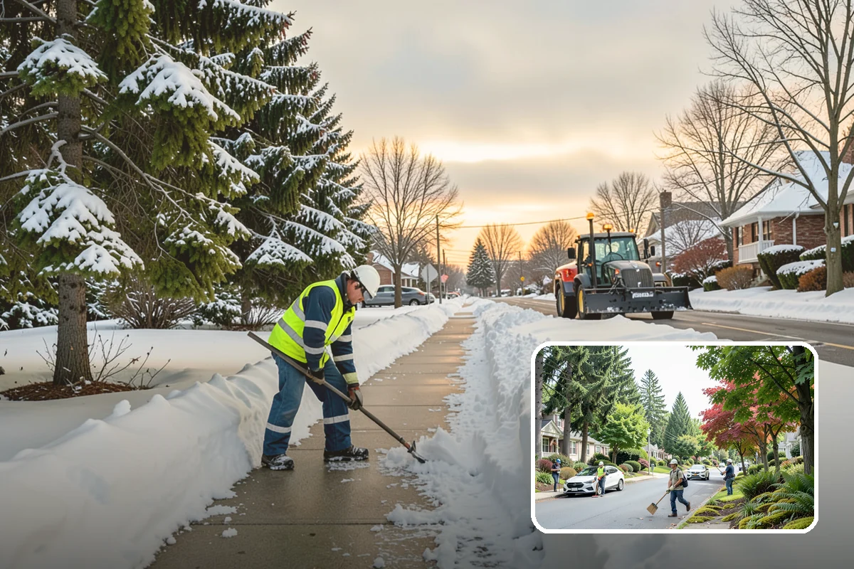 Shopping Center Deicing in Beaux Arts Village, King County, WA - Keeps every tenant's storefront safe and shoppable