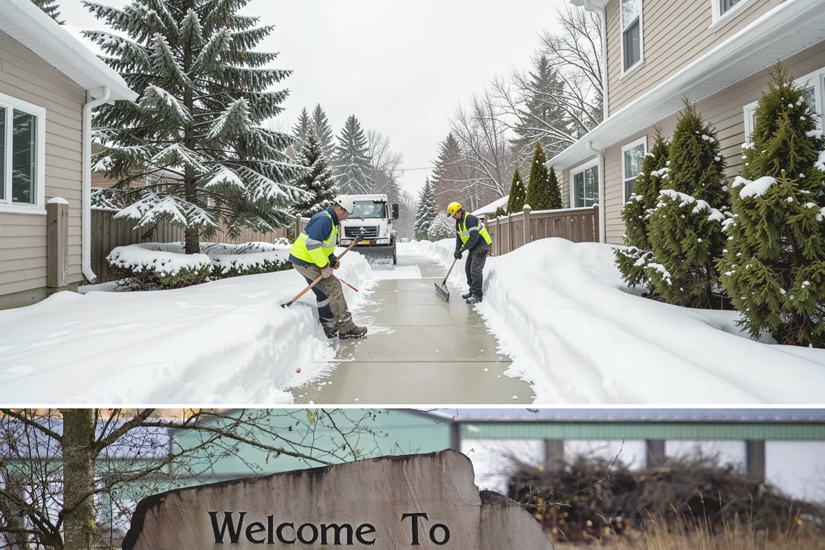 Shopping Center Deicing in Buckley, Pierce County, WA - Service runs through the winter retail season, intensifying on freezing-rain days that overlap with weekend and holiday shopping...