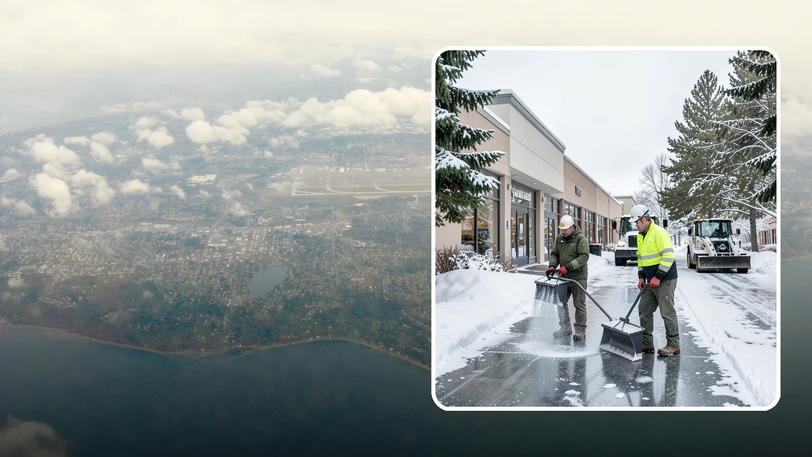 Shopping Center Deicing in Burien, King County, WA - Deicing for shopping centers that keeps multi-tenant walkways, storefront aprons, and common areas safe across an entire retail...