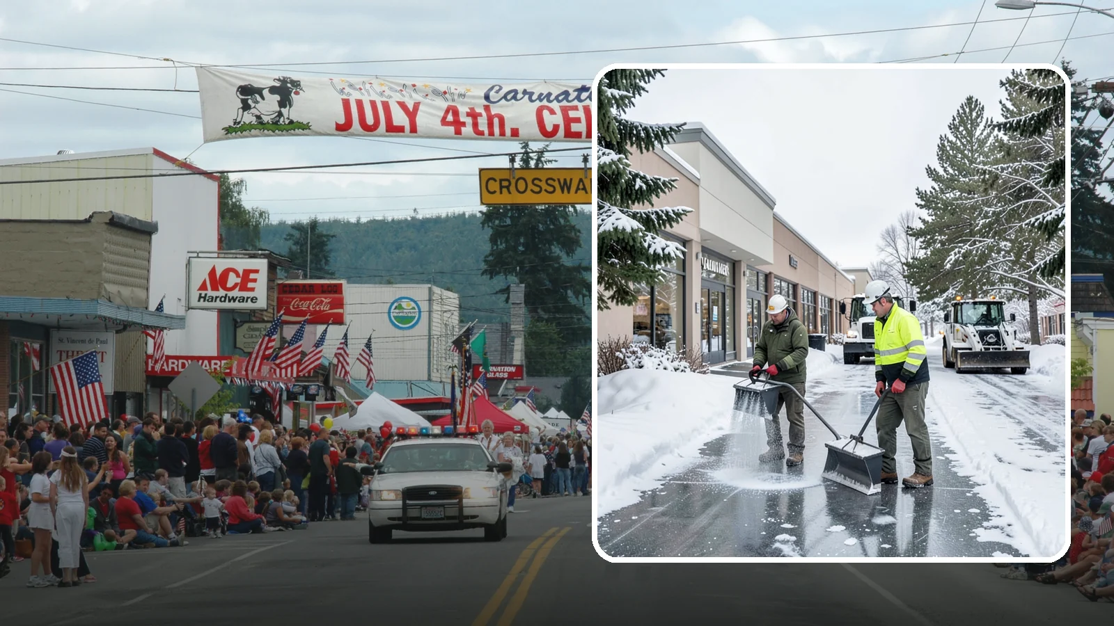 Shopping Center Deicing in Carnation, King County, WA - Deicing for shopping centers that keeps multi-tenant walkways, storefront aprons, and common areas safe across an entire retail...